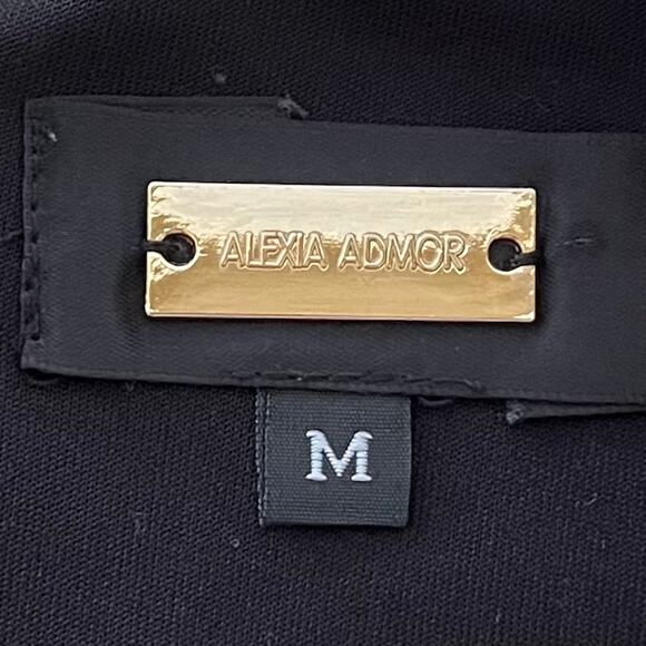 Alexia Admor Womens Rose Print 3/4‎ Sleeve Mini Dress Size M - Picture 5 of 8